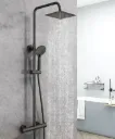 COLONNE DE DOUCHE NOIR MAT