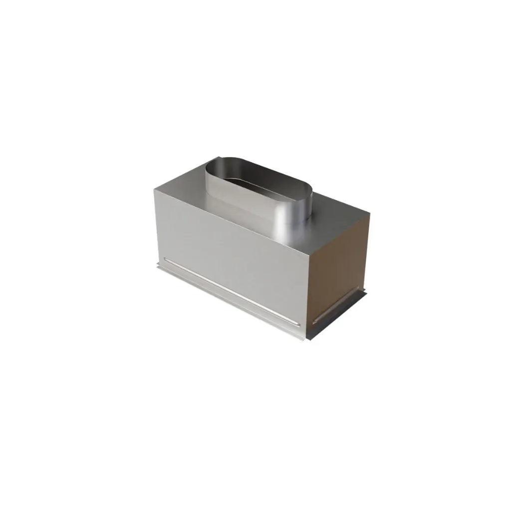 [PLRACI/AR 400X200] PLENUM EN ACIER GALVANISE 8/10 MM POUR GRILLE DE REPRISE 400x200