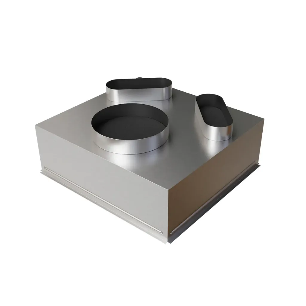 [PLACI/AR/ISO 600X600] PLENUM EN ACIER GALVANISE ISOLE POUR GRILLE DE 600x600