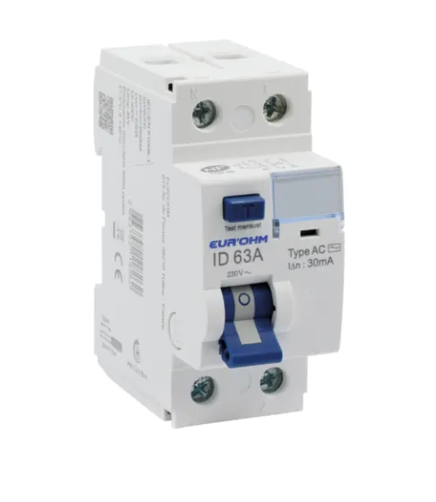 INTERRUPTEUR DIFFERENTIEL 63A TYPE AC 30mA VIS-VIS EUR'OHM