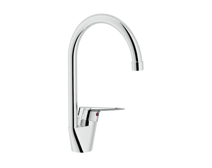 MITIGEUR EVIER BEC HAUT BLUES CHROME