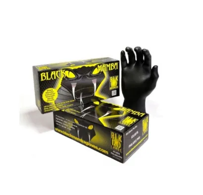 [BLM05006] GANTS JETABLE BLACK MAMBA (L)