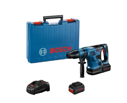 MARTEAU PERFORATEUR SDS MAX + 2 BATTERIES 8AH