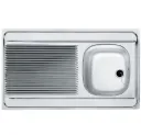 EVIER INOX MAN A POSER