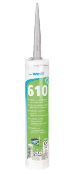 CARTOUCHE DE COLLE 610 POLYMERE WEDI